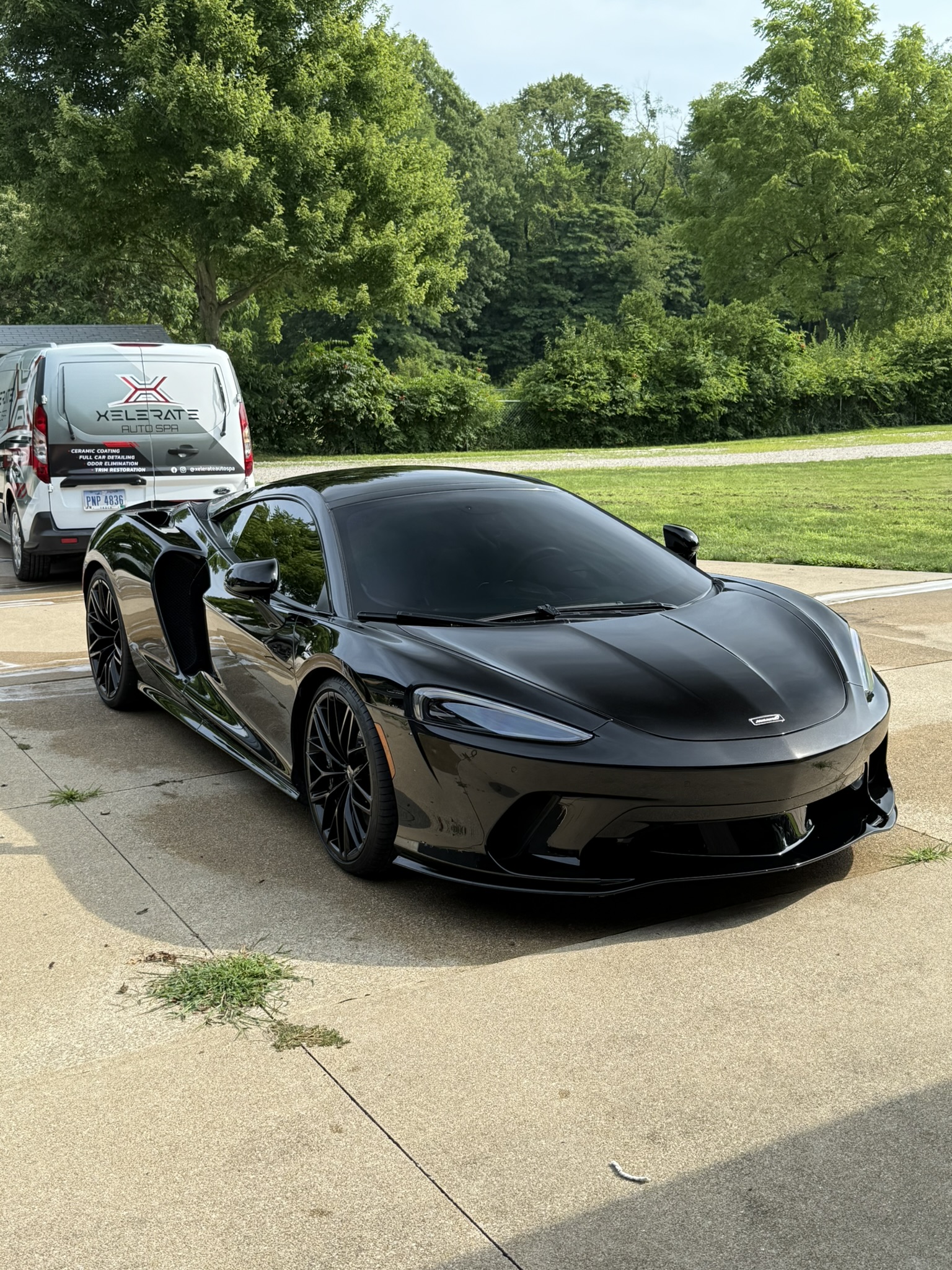 Ceramic coating application