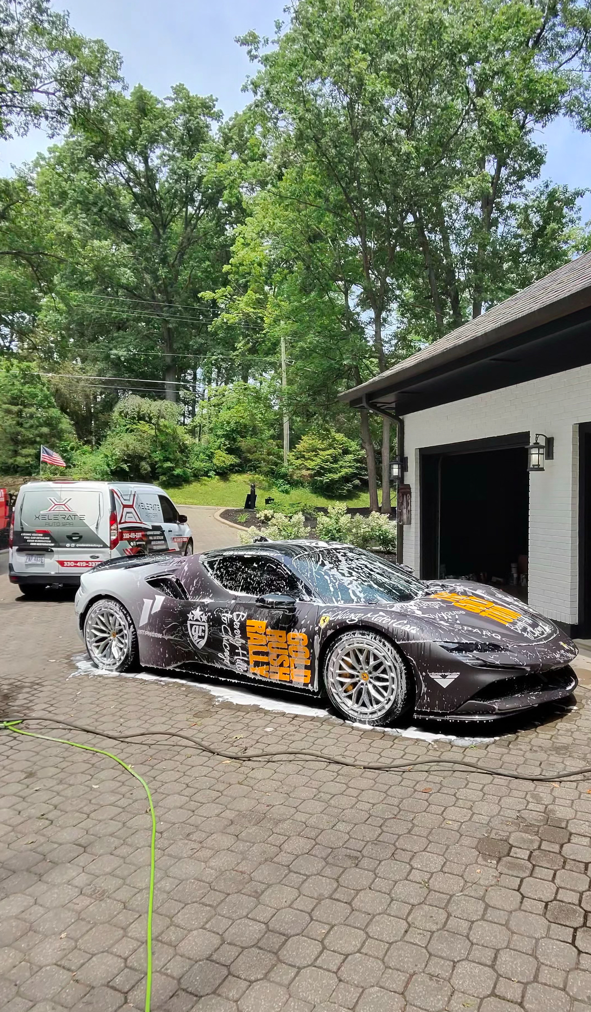 Detailing professional at work